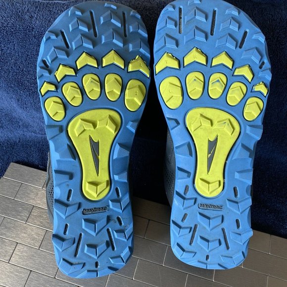 Altra Lone Peak 5 Trail AL0A4VQE431 Running Blue Gray Shoes Trail Mens Size 10 - Picture 11 of 12